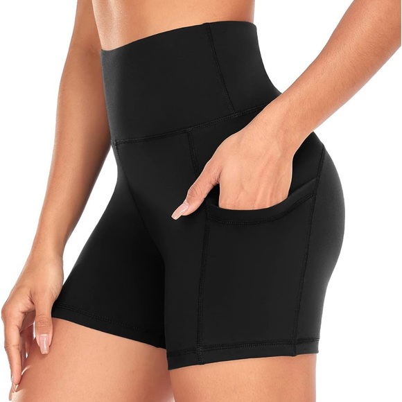 🆕🚴‍♂️DAISY FUENTES FIT 💪🏾 2 POCKET BIKER 🚴‍♀️ SHORTS GREY SIZE M - Picture 1 of 14